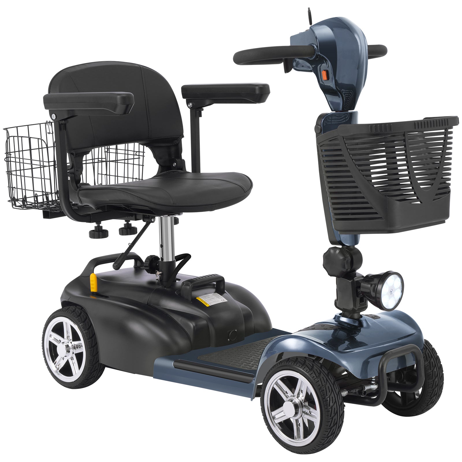 Ecomobi MS02 4-Wheel Mobility Scooter for Seniors β 30-Mile Range | 7 MPH Top Speed