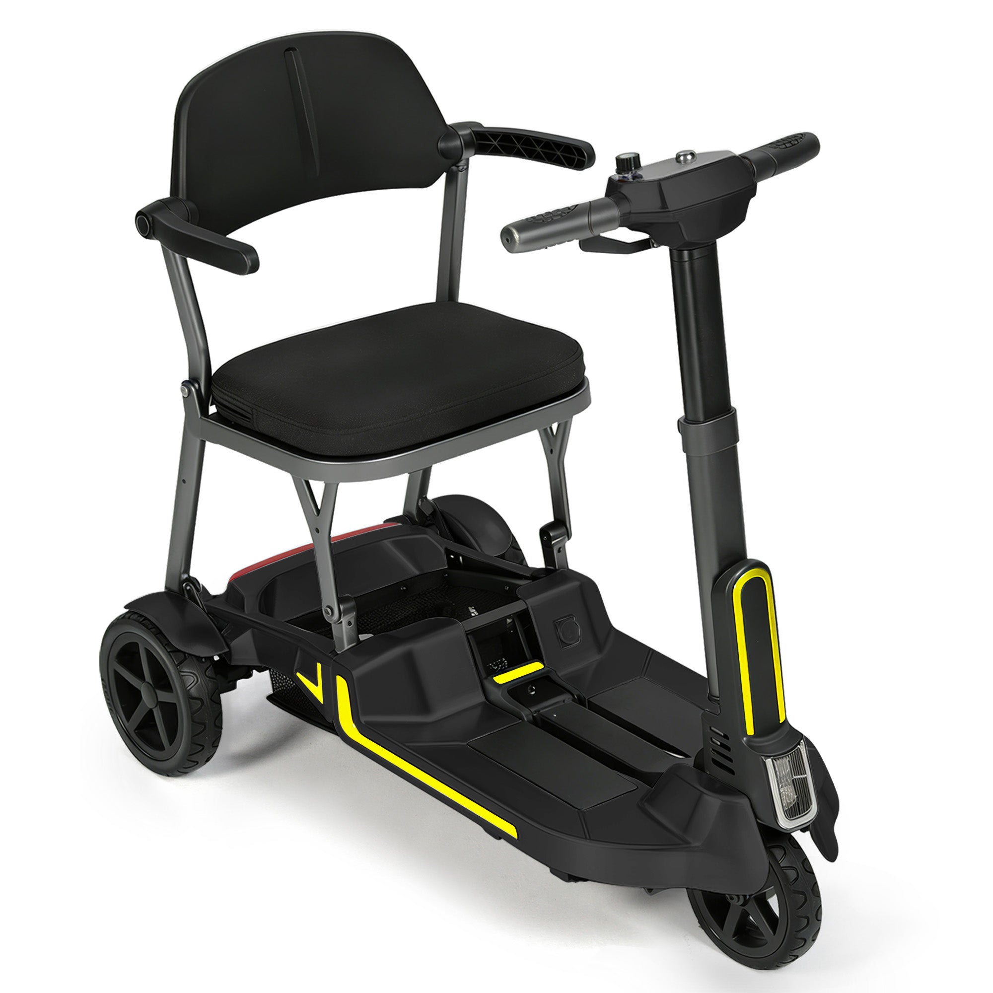 【Introducing the All-New】ECOMOBI M3 Lightweight Foldable Mobility Scooter for Seniors – 30 lbs, 33" Turning Radius, 20/32-Mile Range