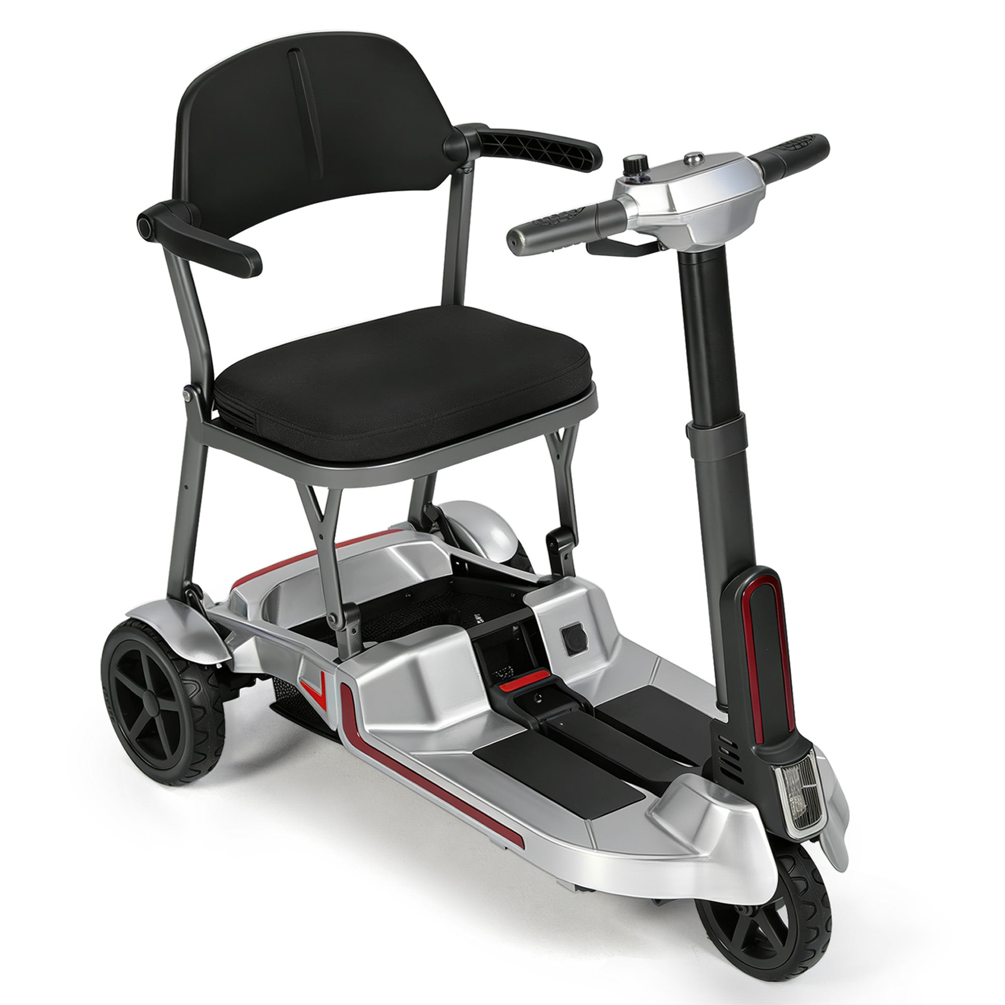 【Introducing the All-New Ecomobi™ M3】Ecomobi™ M3 Lightweight Foldable Mobility Scooter for Seniors – 30 lbs, 33" Turning Radius, 20/32-Mile Range