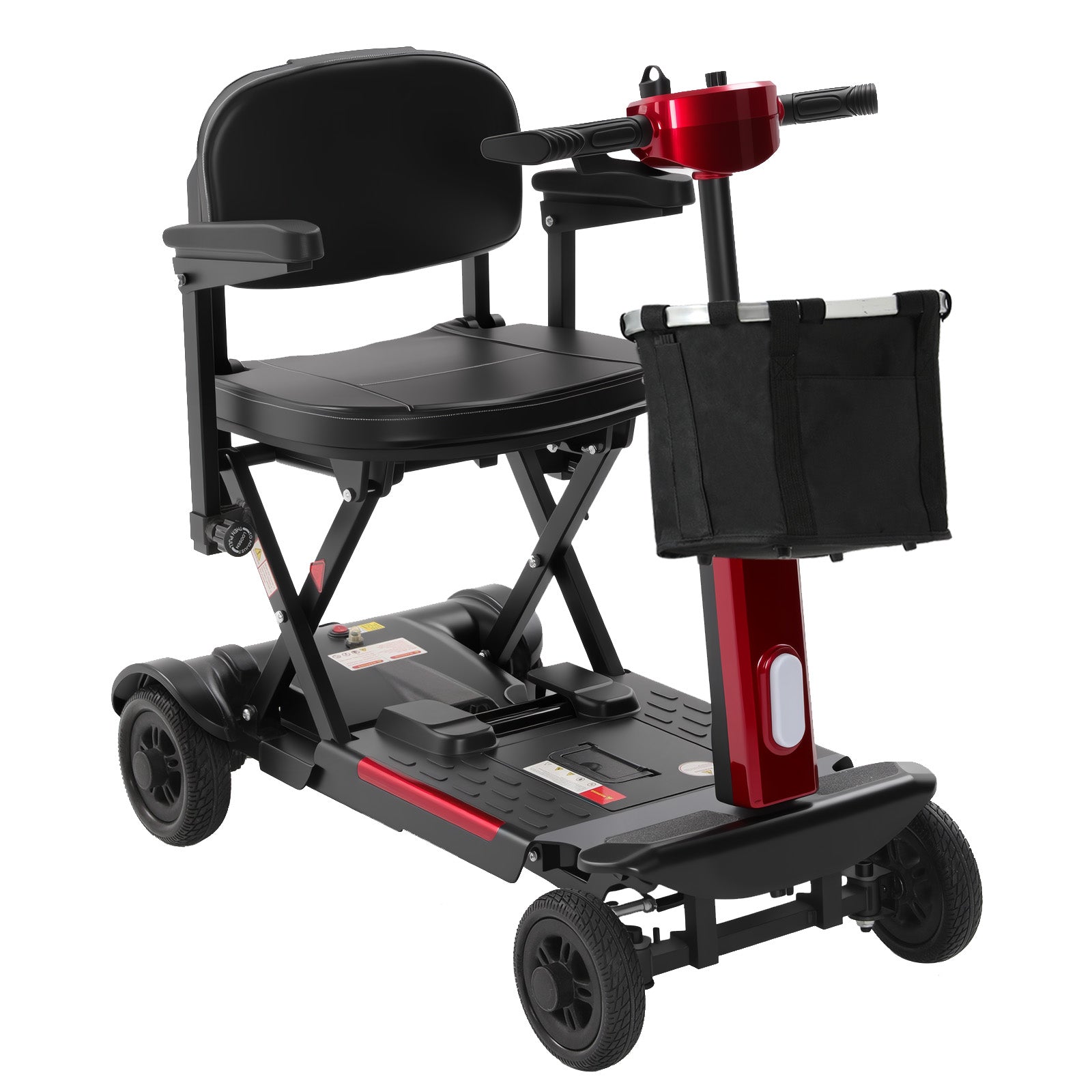 Ecomobi MS02 F Foldable Mobility Scooter for Adults - 15/20/30-Mile Range | 330LBS Capacity
