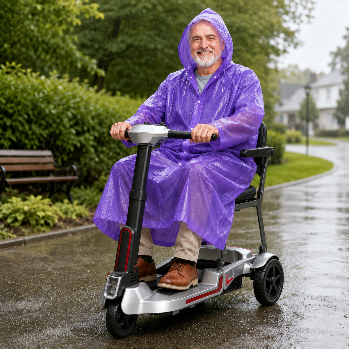 Ecomobi Premium Waterproof Raincoat Stay Dry and Comfortable on Every Ride