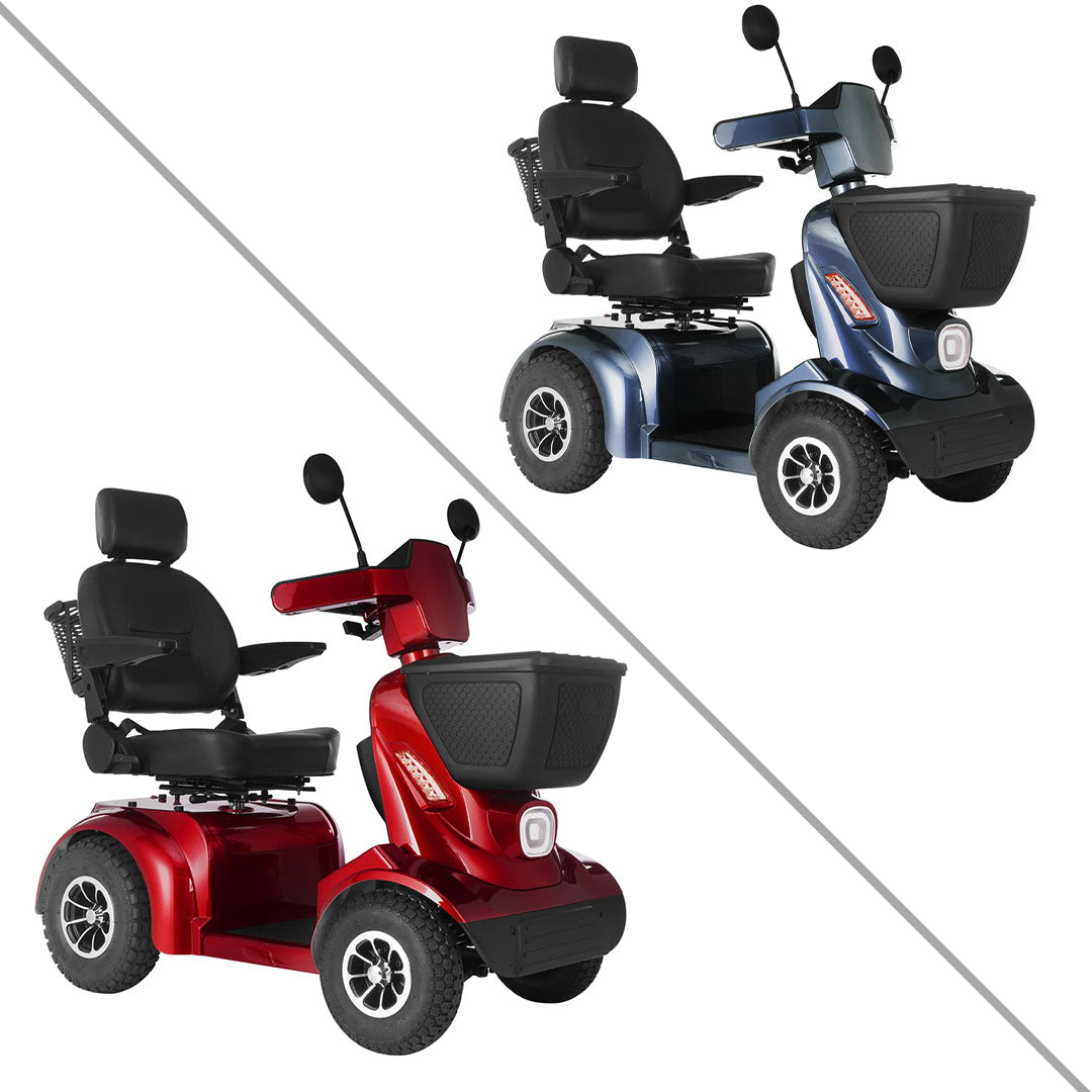 ECOMOBI MS02 MAX Heavy-Duty Mobility Scooter for Seniors – 32-Mile Range | 500 lbs Capacity