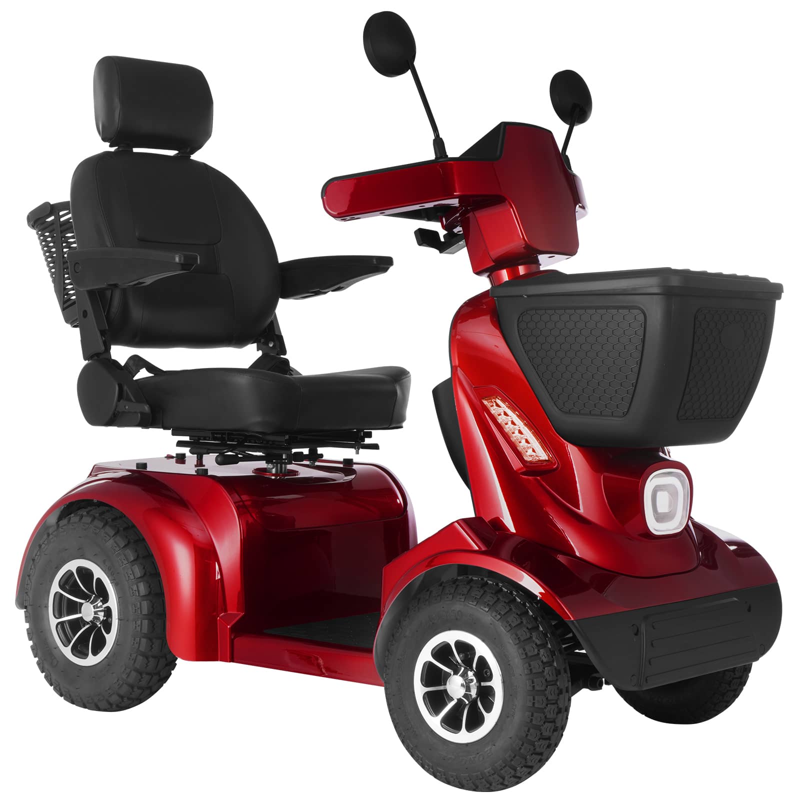 Ecomobi MS02 MAX Heavy Duty Mobility Scooter for Adults - 500LBS Capacity | 32-Mile Range