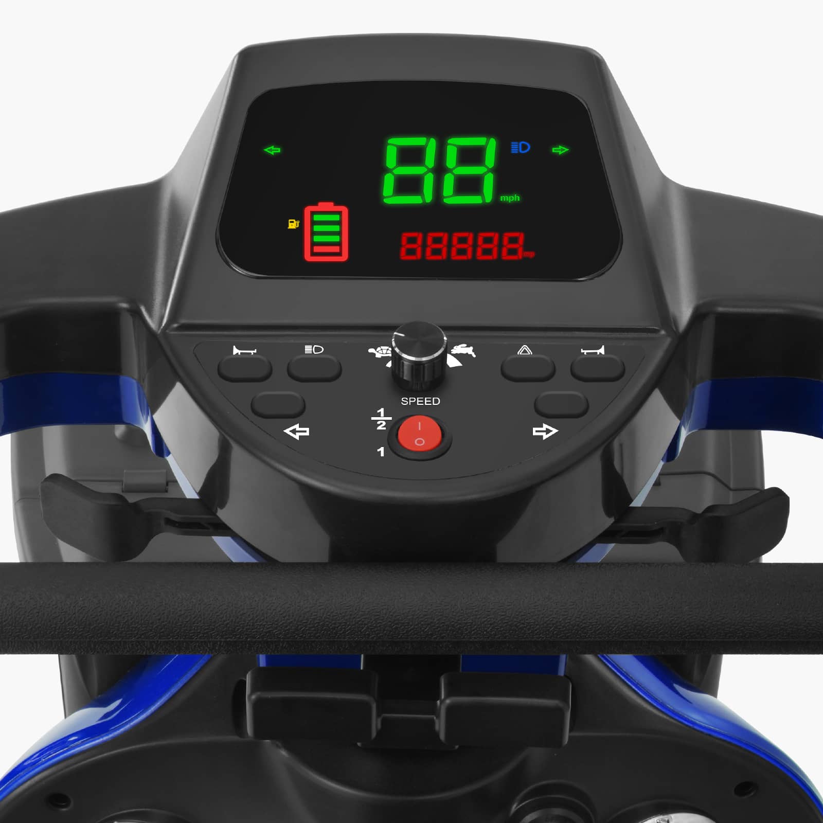 (Used Scooter – 90% New)-MS02 MAX Blue-(Warehouse Pickup – Get $300 Off)