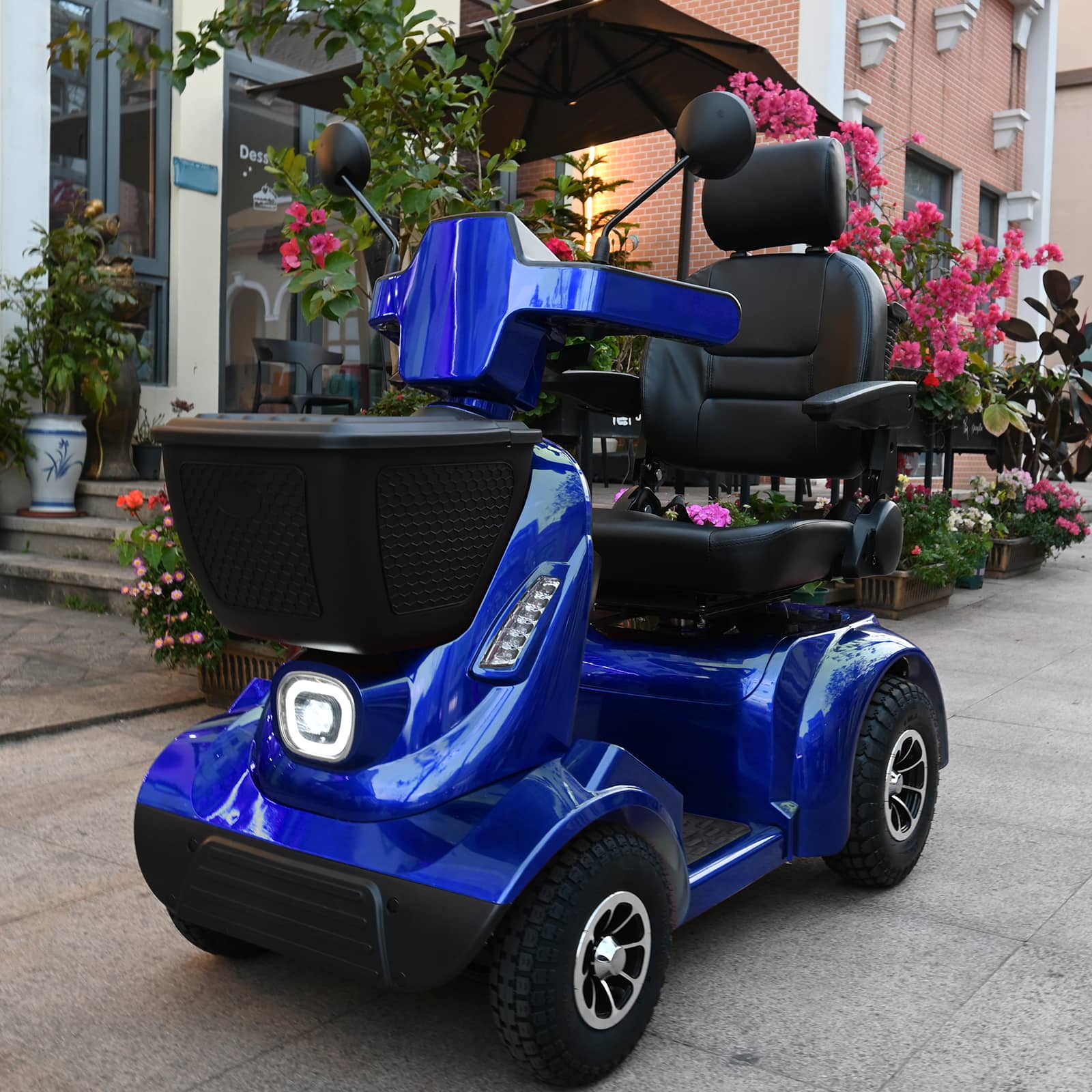 (Used Scooter – 90% New)-MS02 MAX Blue-(Warehouse Pickup – Get $300 Off)