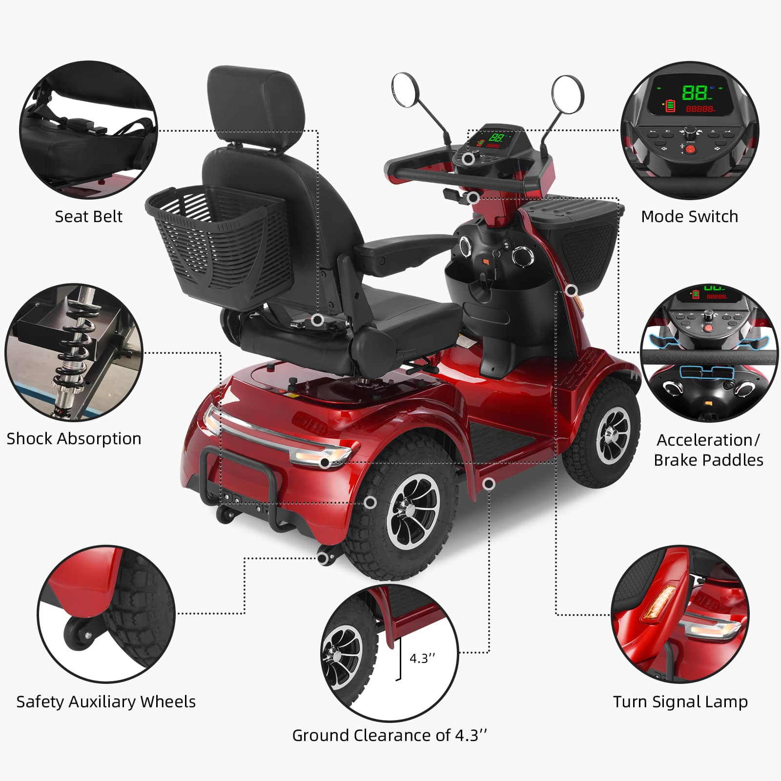 Pre-sale: MS02 MAX Red Load 500 lbs Range 32 miles