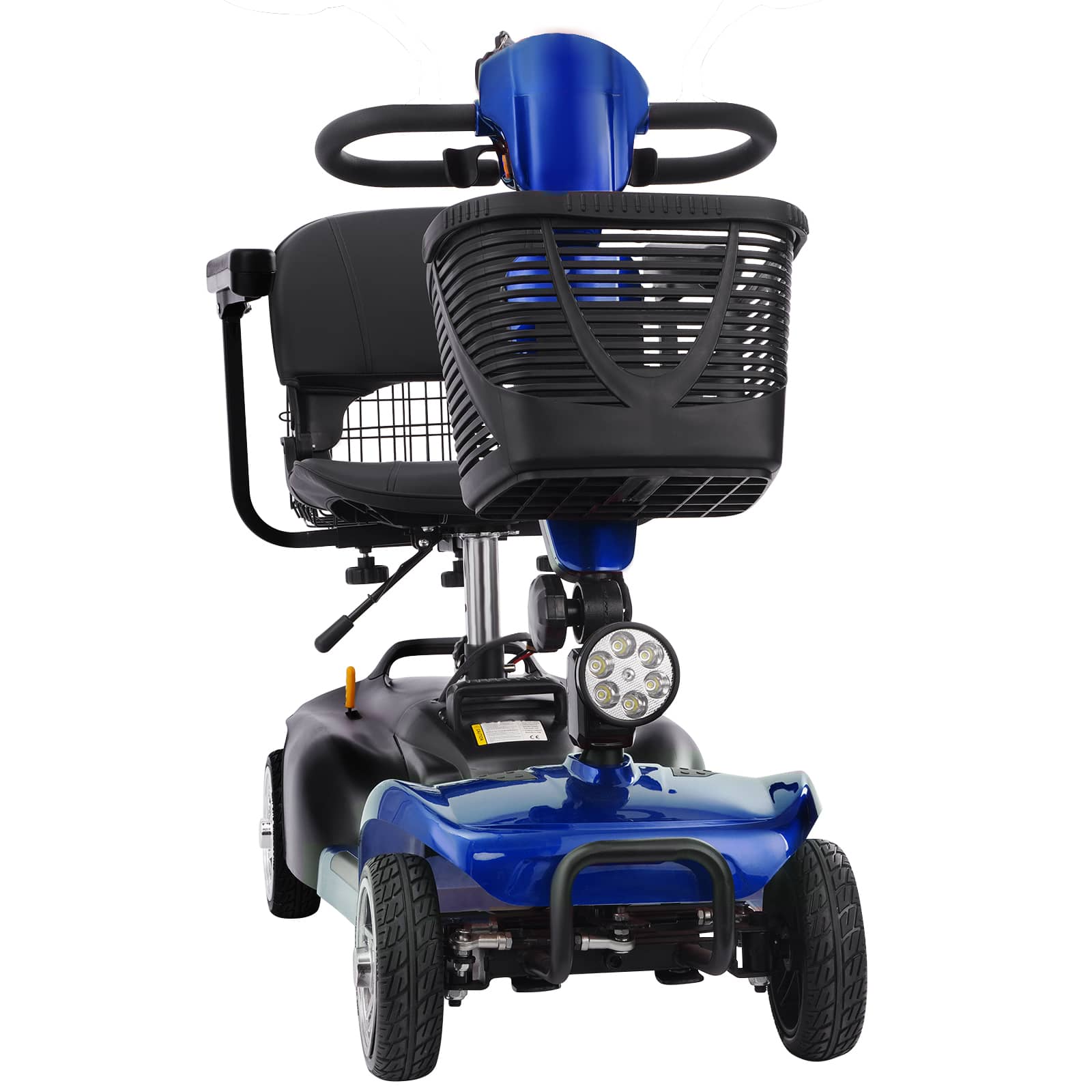 Ecomobi MS02 4-Wheel Mobility Scooter for Adults - 30-Mile Range | 7 MPH Speed