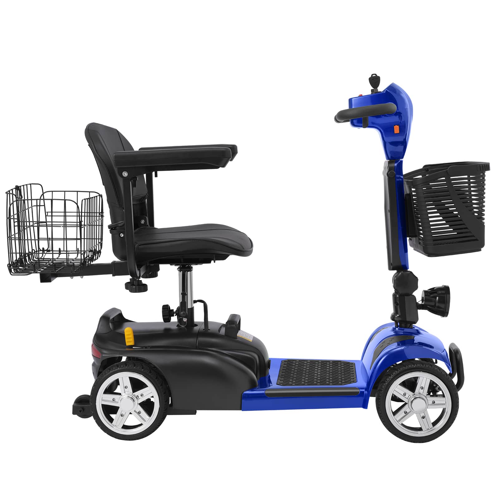 Ecomobi MS02 4-Wheel Mobility Scooter for Adults - 30-Mile Range | 7 MPH Speed
