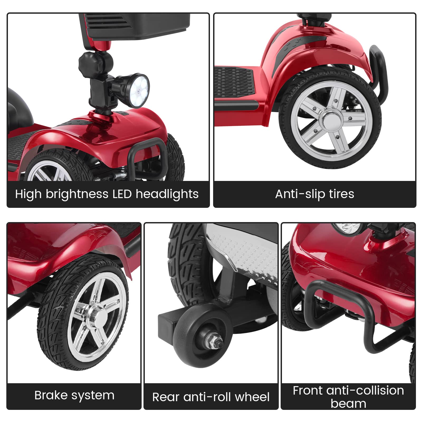 MS02 Multiple Colors Electric Mobility Up to 15 Miles Of Range