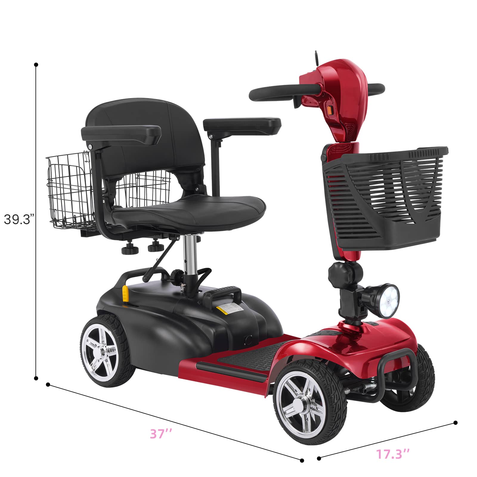 MS02 Multiple Colors Electric Mobility Up to 15 Miles Of Range