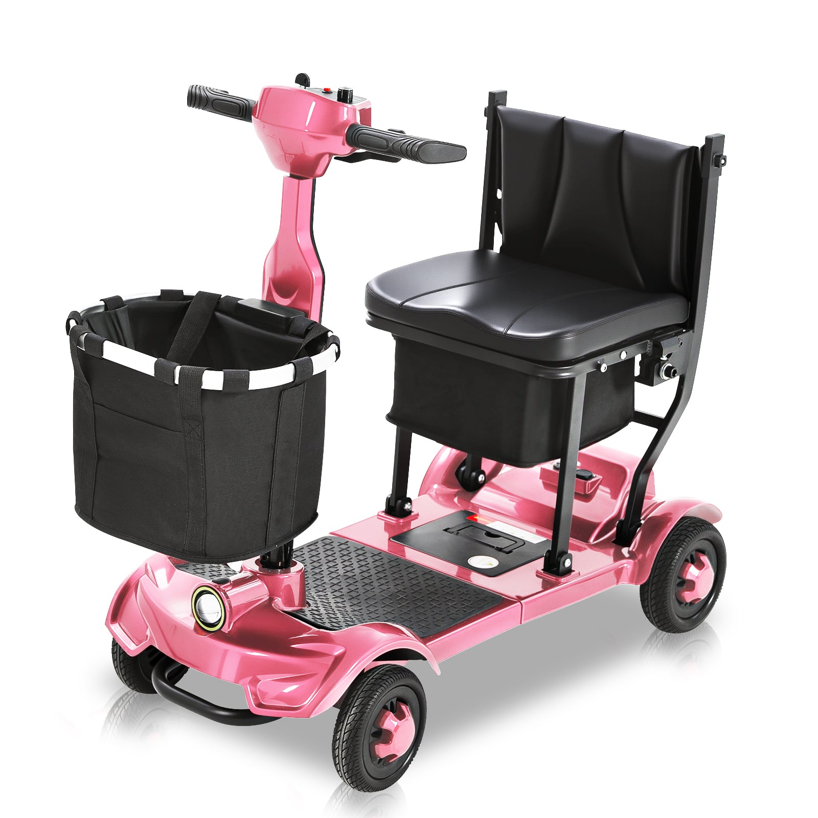 π MS01F Lightweight Mobility Scooter, 41 lbs, 12/24 Mile Range, 300 lbs Capacity, LED Light & Triple Storage (100% off)