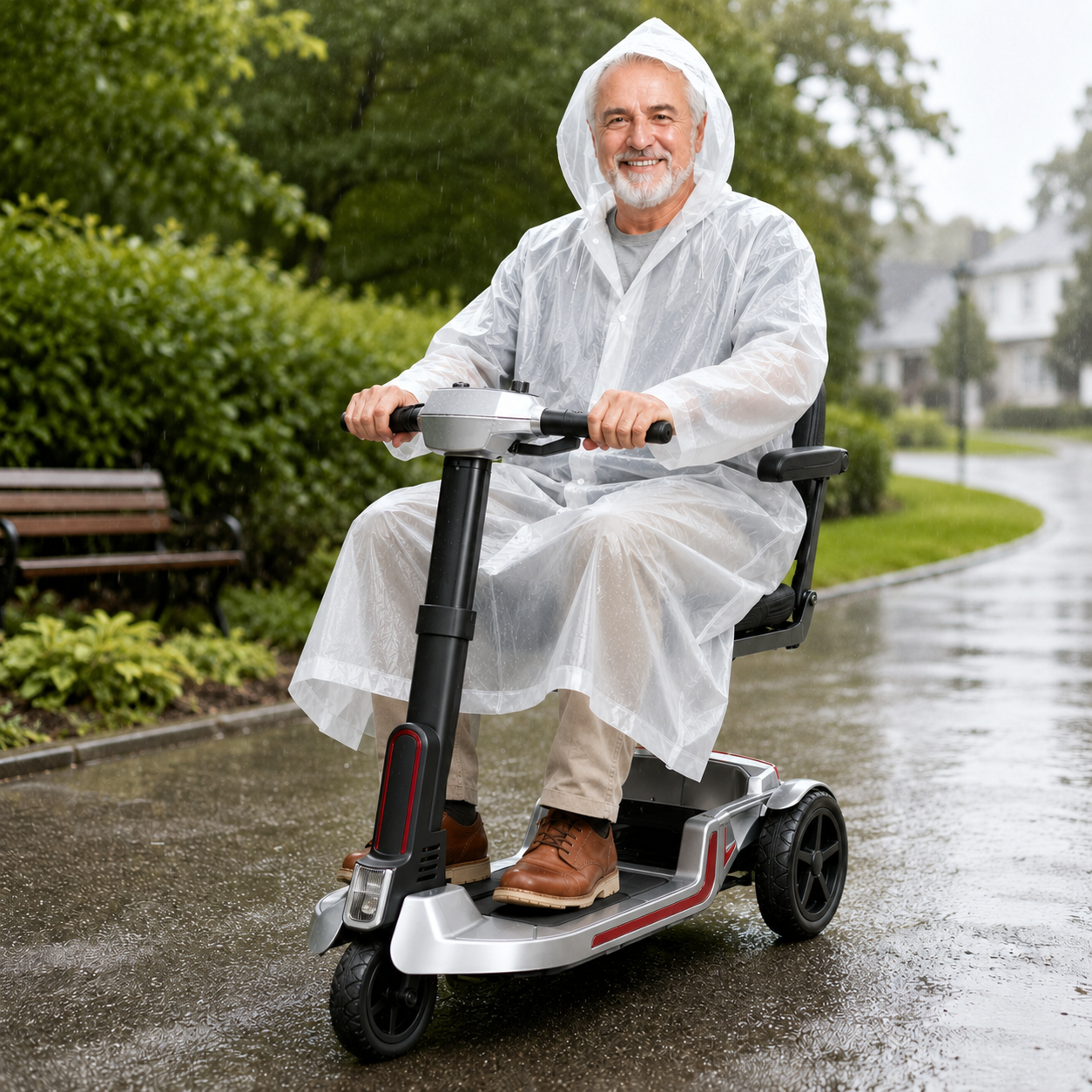 Ecomobi Premium Waterproof Raincoat Stay Dry and Comfortable on Every Ride