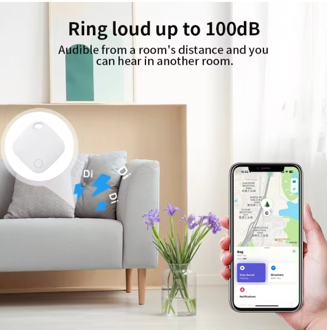 ECOMOBI Smart Locator for IOS and Android Devices Tag Work With Google Find Hub App Positioning Key Finder for Xiaomi Samsung Motorola