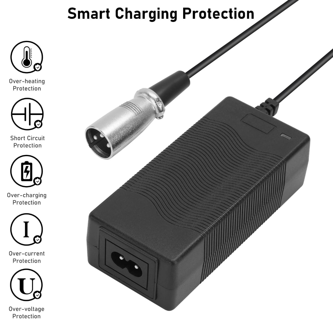 ECOMOBI® Charger For MS02F,MS01F,MS02 Scooters