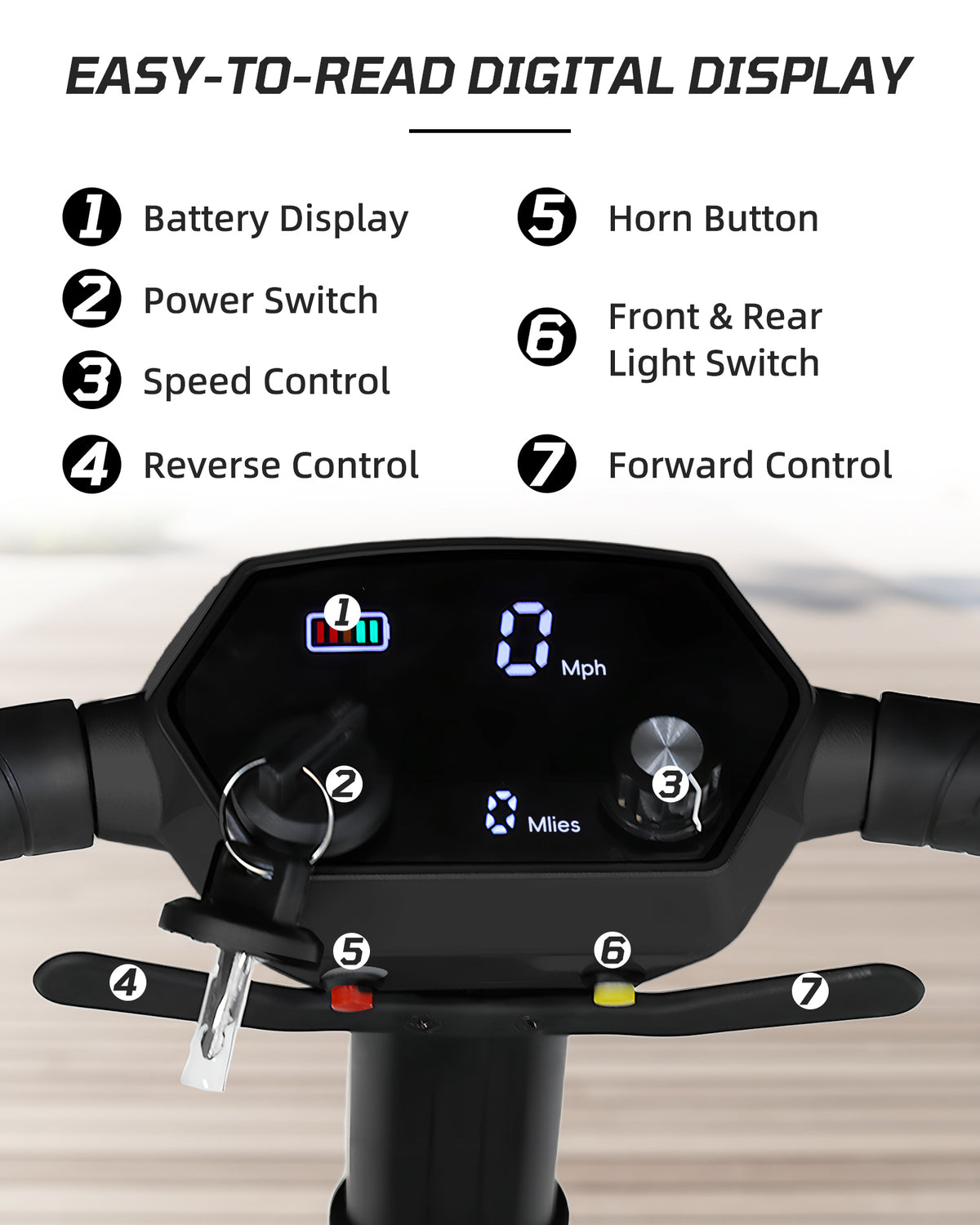 Mbxcooter 30 lbs Lightweight Foldable Mobility Scooter for Seniors & Adults, Portable 3-Wheel Electric Travel Scooter with 33" Turning Radius, Dual Airline-Approved Lithium Batteries, 20–32 Mile Range,Black