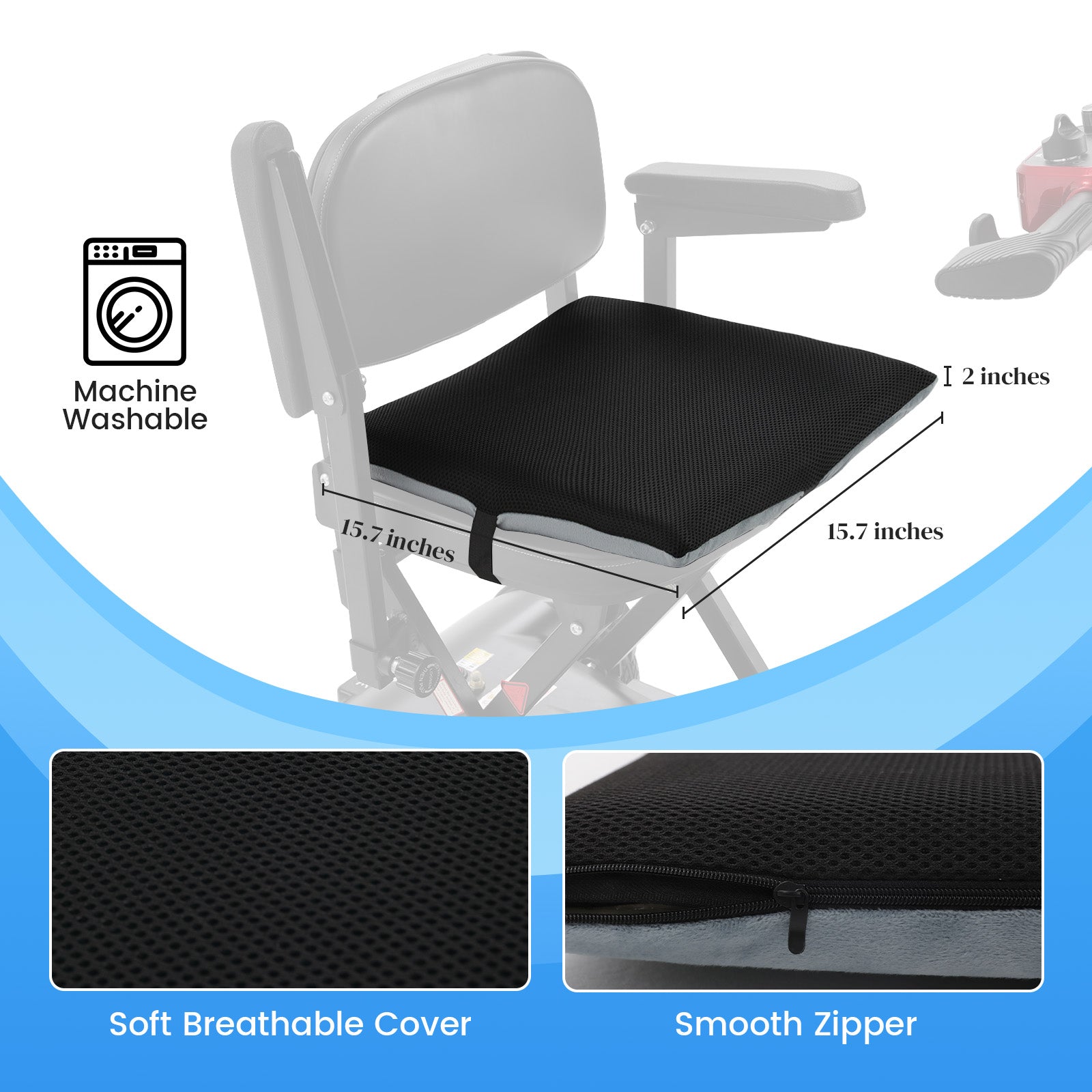 All-Season Gel Seat Cushion