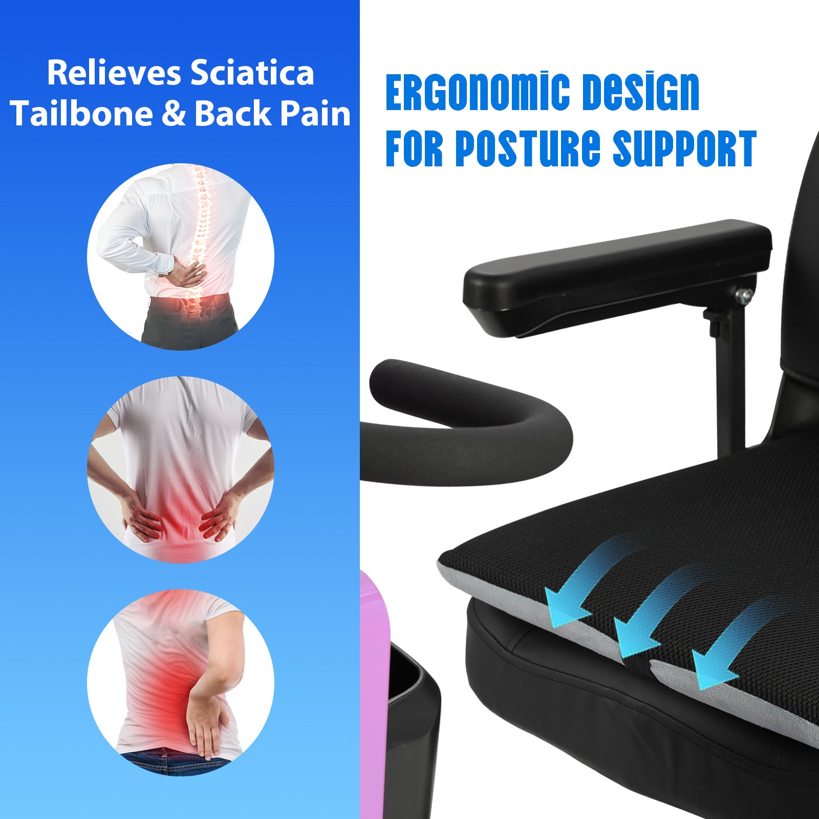 All-Season Gel Seat Cushion