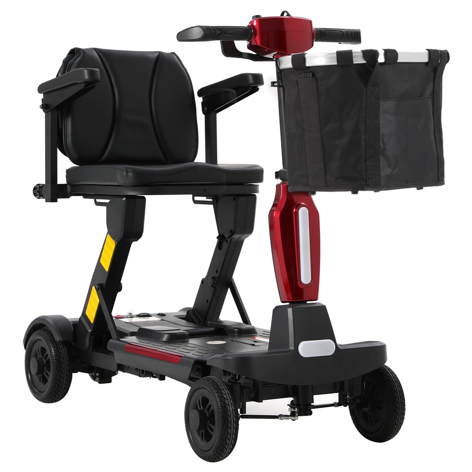 Ecomobi MS02-F Ultra Automatic Folding Mobility Scooter for Seniors – 15-Mile Range | 330 lbs Capacity | Airline Approved