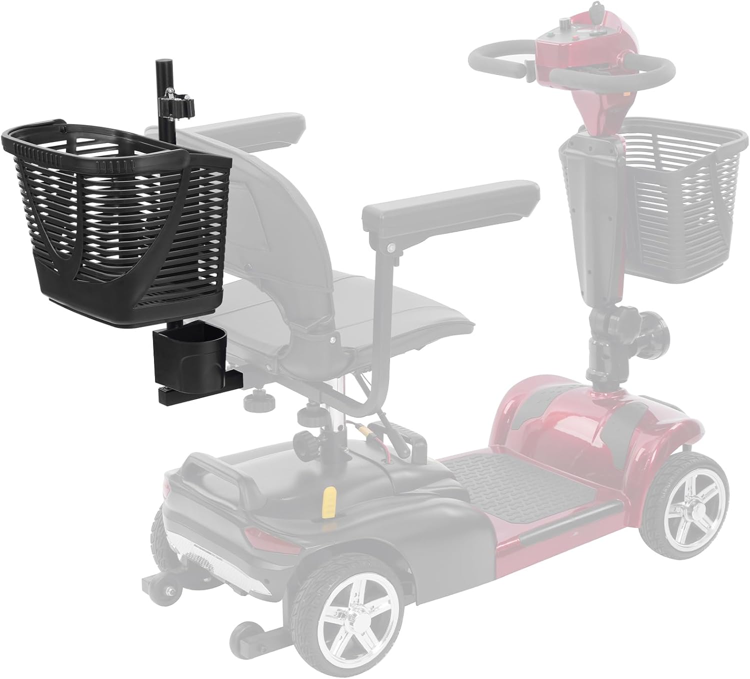 Ecomobi Mobility Scooter Crutch & Cane Holder – Fits MS02 & MS02 PRO Models