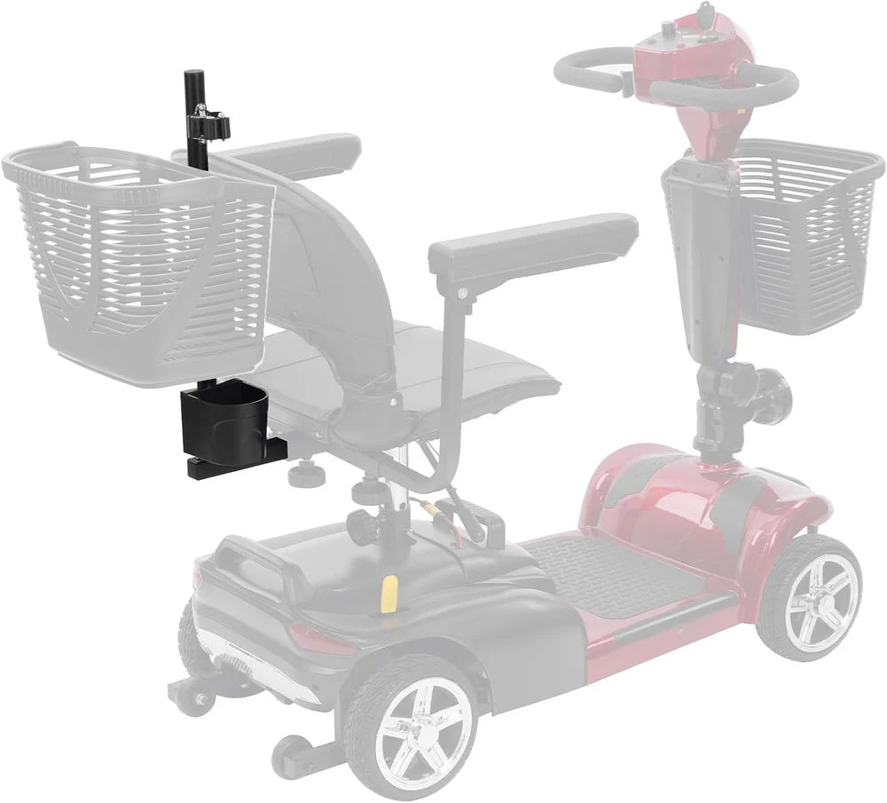 Ecomobi™ Mobility Scooter Crutch & Cane Holder – Fits MS02 & MS02 PRO Models