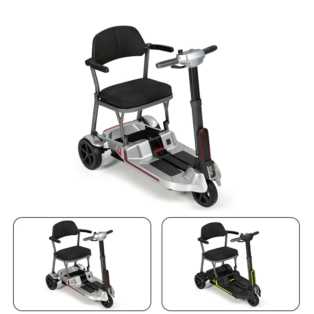 Ecomobi M3 30 lbs Lightweight Foldable Mobility Scooter for Seniors – Up to 32-Mile Long Range