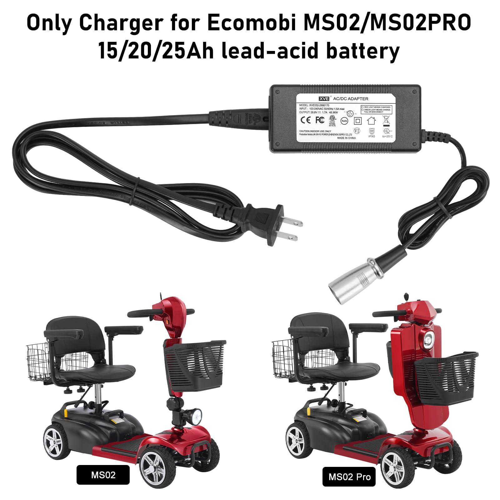 Ecomobi Charger For MS02/MS02 Pro Scooters