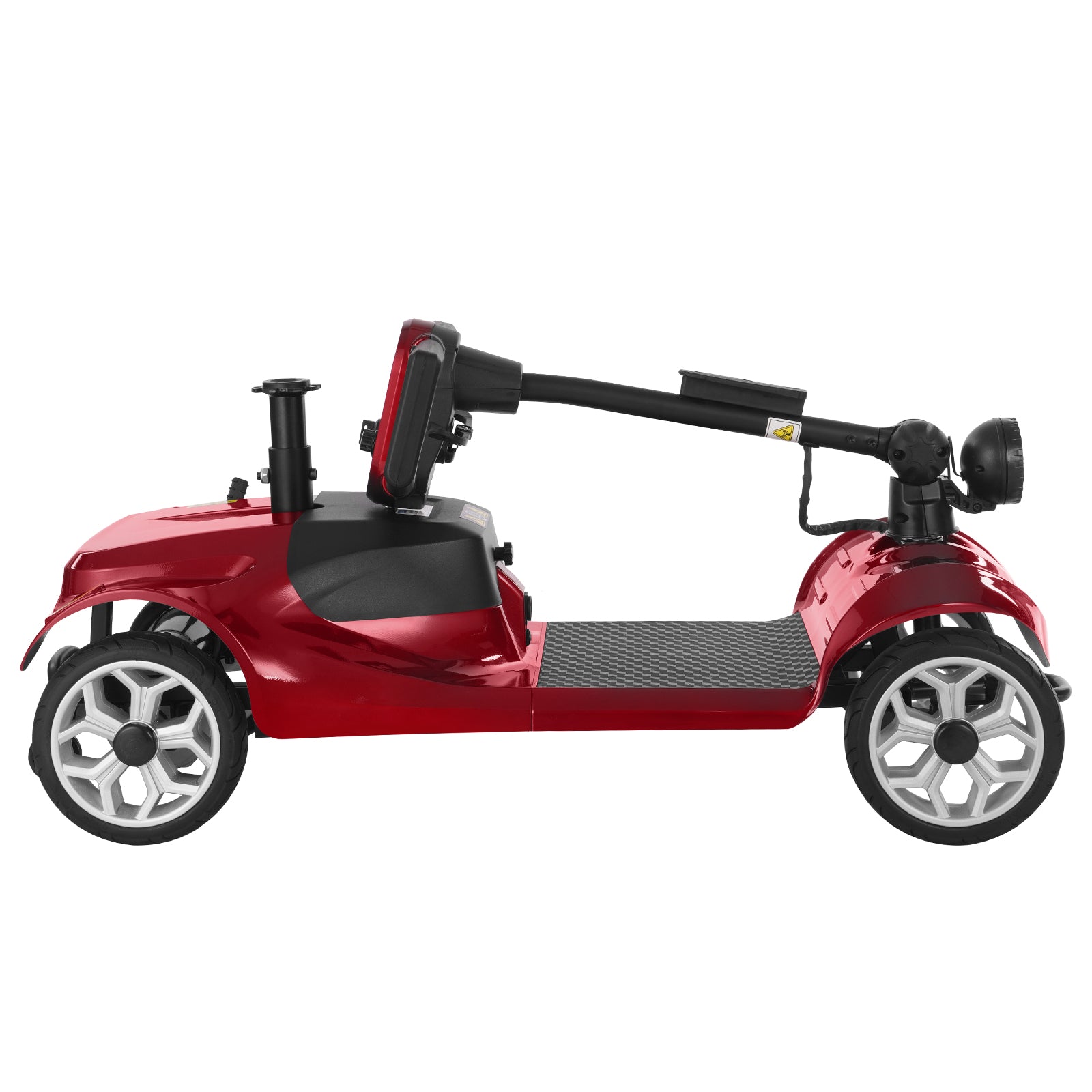 Ecomobi MS01 4-Wheel Foldable Mobility Scooter for Seniors – 15-Mile Range | 300 lbs Capacity