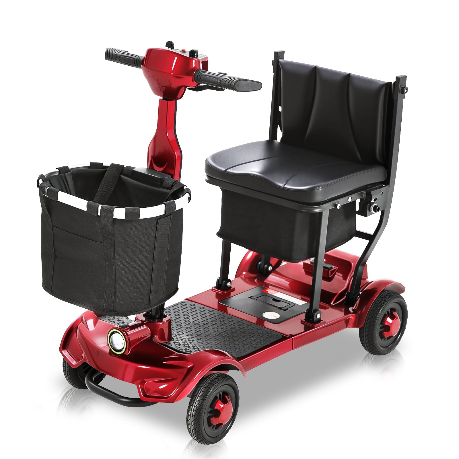 🎁 MS01F Lightweight Mobility Scooter, 41 lbs, 12/24 Mile Range, 300 lbs Capacity, LED Light & Triple Storage (100% off)