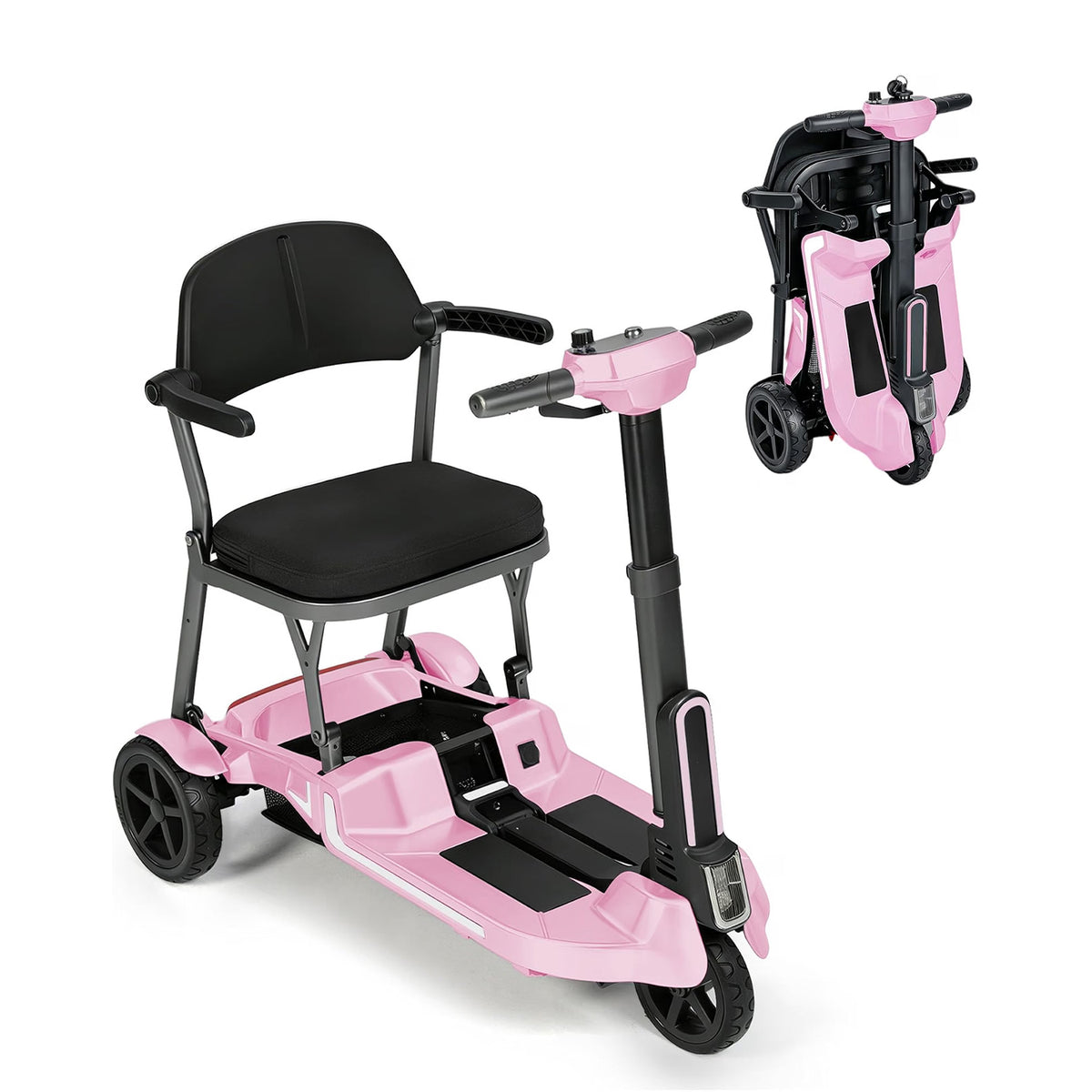 Ecomobi M3 30 lbs Lightweight Foldable Mobility Scooter for Seniors – Up to 32-Mile Long Range
