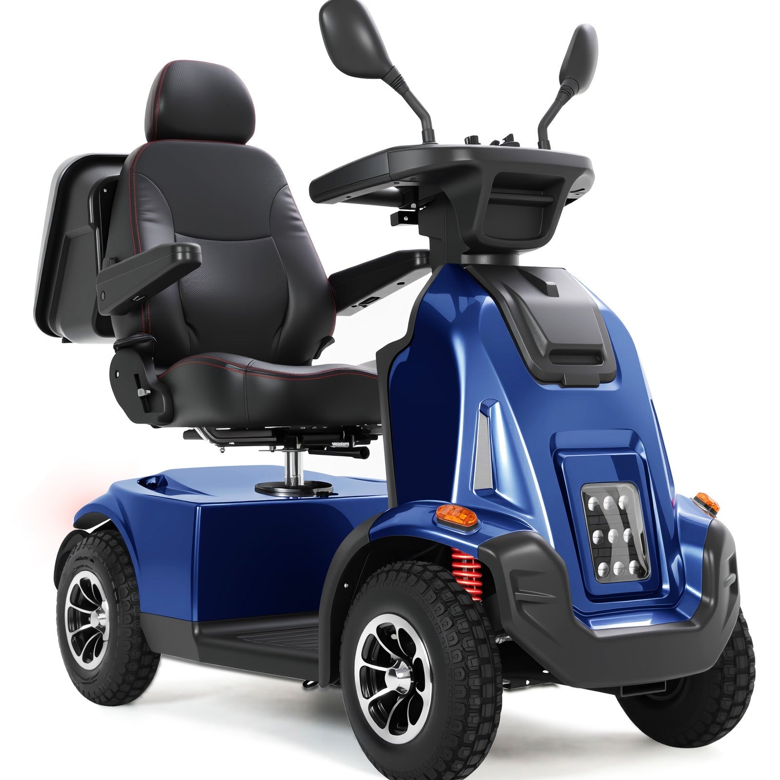 ECOMOBI MS03 MAX Heavy-Duty Mobility Scooter for Seniors – 32-Mile Range | 550 lbs Capacity