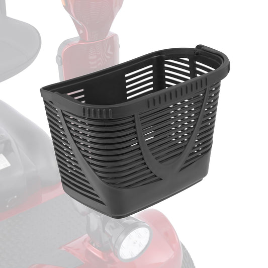 Ecomobi MS02 MS02PRO Mobility Scooter Basket - Accessory for 3 & 4-Wheel Scooters - Large Front Storage Attachment for Shopping with Carrying Handle for Travel - Easy to Assemble Replacement Part