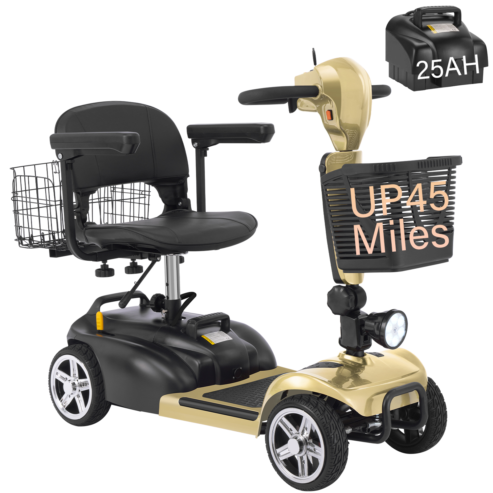 MS02 Multiple Colors Electric Mobility Up to 15 Miles Of Range
