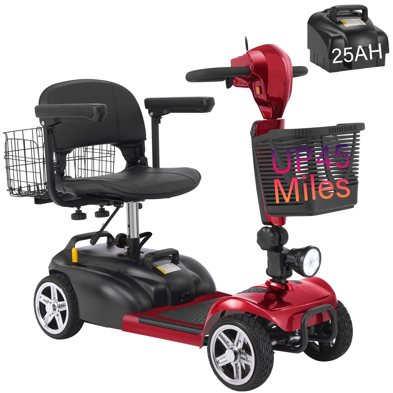 MS02 Multiple Colors Electric Mobility Up to 15 Miles Of Range